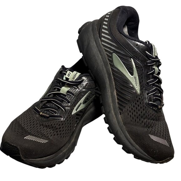 Brooks Ghost 12 GTX Running Shoes Womens Black Size 7.5 B Gore Tex Upper - Picture 1 of 14